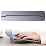 Baseus Capa Ultra Fina Traseira Self-adhesive Aluminum Laptop Stand And Thin Escuro Gay (Suzc-0G) - 6953156217539