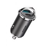 Cabo Joyroom Mini Dual Port usb usb 45 W 5 a Smart Car Charger Power Delivery Quick Charge 3.0 Afc Scp Cinzento (C-A35) - 6941237136404
