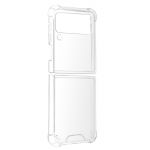 Avizar Capa para Samsung Galaxy Z Flip 3 Silicone Reforçado Macio Transparente - Tpbump-cl-f711b