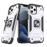 Capa Rígida/semi Rígida Traseira Wozinsky Ring Case Kickstand Tough Rugged Cover iphone 13 Mini Silver - 9111201944817