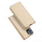 DUX DUCIS Capa Skin Pro Bookcase Type iphone 13 Pro Dourado - 6934913047996