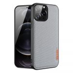 DUX DUCIS Capa Fino Covered Nylon Material iphone 13 Pro Max Cinzento - 6934913047149