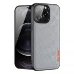 DUX DUCIS Capa Fino Covered Nylon Material iphone 13 Pro Cinzento - 6934913047118