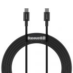 Baseus Cabo Superior usb - usb Cable Quick Charge Power Delivery Fcp 100W 5A 20V 2M Black (Catys-C01) - 6953156208445