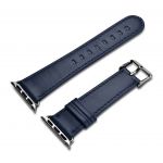 Bracelete Leather Vintage Wristband Genuine Leather Strap Watch 3 38Mm Watch 2 38Mm Watch 1 38Mm Escuro Azul (Riw117- - 6958955841046