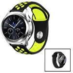 Kit Bracelete Desportiva + Película de Hidrogel para Huawei Watch GT 3 42mm Black / Verde Fluorescente - 7427285586471