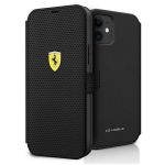 FERRARI Capa Livro Horizontal Capa Fespeflbkp12sbk iphone 12 Mini 5,4" Czarny/preto On Track Perforated - 3700740492604
