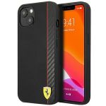 FERRARI Capa Fesaxhcp13sbk iphone 13 Mini 5,4 "preto Black Hardcase On Track Carbon Stripe - 3666339026554