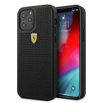 FERRARI Capa Fespehcp12mbk iphone 12/12 Pro 6,1" Czarny/preto Hardcase On Track Perforated - 3700740479636