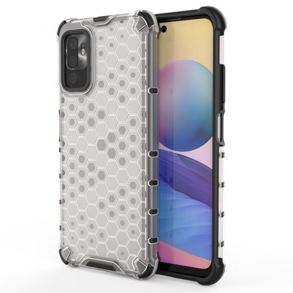 Lmobile Capa Silicone Traseira Honeycomb Case Armor Cover Bumper Xiaomi Redmi Note 10 5g Poco M3 6203