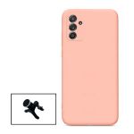 Kit Suporte Magnético Reforçado de Carro + Capa Silicone Líquido para Samsung Galaxy M52 5G Pink
