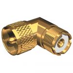 Shakespeare Marine Right Angle Connector PL-259 to SO-239 Adapter