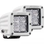 Rigid Industries D-Series PRO Hybrid-Diffused LED Pair White