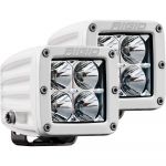 Rigid Industries D-Series PRO Hybrid-Flood LED Pair White