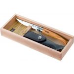 Opinel Pocket Knife No. 10 Slim Line + Woodbox & Case - 1090