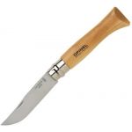 Opinel Pocket Knife No. 09 Stl. Steel Blade W. Wood Handle - 1254
