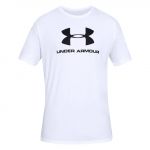 Under Armour T-shirt Logo Branco / Preto S