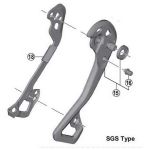 Shimano Xtr M9050 Sgs 11s Exterior Pulley Carrier One Size Black - 5PU98100