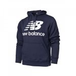 New Balance Sweatshirt Essentials Stacked Logo Crew S - MT03560-ECL-S