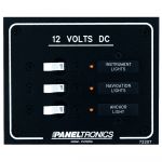 Standard DC 3 Position Breaker Panel w/LEDs - 9972207B