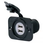 SeaLink® Deluxe Dual USB Charger Receptacle - 12VDUSB