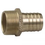 1-1/2 Pipe To Hose Adapter Straight Bronze MADE IN THE USA - 0076DP8PLB