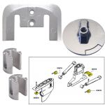Anode Kit w/Hardware - Mercury Bravo 2-3 - Aluminum - 20804AL