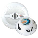 Boss Audio MR60W 6.5" Round Marine Speakers - (Pair) White - MR60W