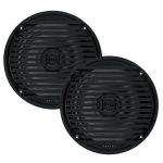 Jensen MS6007BR 6.5" Coaxial Waterproof Speaker - Black - MS6007BR