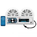Boss Audio MCK632WB.6 Package w/AM/FM CD Receiver; one Pair of 6.5" Speakers & Antenna - MCK632WB.6