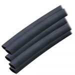Ancor Adhesive Lined Heat Shrink Tubing (ALT) - 3/8" x 12" - 5-Pack - Black - 304124