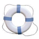 Taylor Made Decorative Ring Buoy - 24" - White/blue - Not Uscg Approved - 373