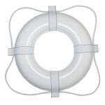 Taylor Made Foam Ring Buoy - 20" - White W/white Rope - 360