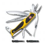 Victorinox Canivete Rangergrip Boatsman 0.9798.MWC8 com Manilha de Abertura Amarela - Caixa de Nylon Preta