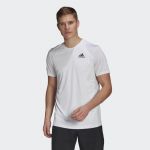 adidas T-Shirt 3-Stripes Club Tennis White / Black M - GL5401-0003-M