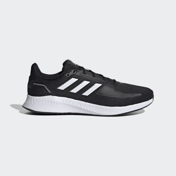 adidas Running Run Falcon 2.0 Core Black Cloud White Grey Six 46 FY5943 46