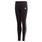 Adidas Leggings de Algodão 3-Stripes Black / White 116 - GE0945-116
