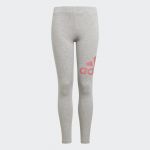 Adidas Leggings Essentials Medium Grey Heather / Hazy Rose 170 - GN4084-170