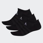 Adidas Meias de Cano Baixo Acolchoadas - 3 pares Black / Black / Black 40-42 - DZ9385-40-42