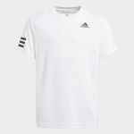 adidas T-Shirt 3-Stripes Club Tennis White / Black 164 - GK8180-164