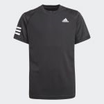 adidas T-Shirt 3-Stripes Club Tennis Black / White 140 - GK8179-140