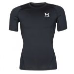 Under Armour T-Shirt HeatGear® Preto / Branco XL