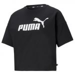 Puma T-Shirt Ess Cropped Logo Preto
