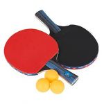Set Ping Pong (2 Raquetes + 3 Bolas de Jogo)