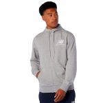 New Balance Casaco Essentials Stacked Full-Zip Hoodie S - MJ03558-AG-S