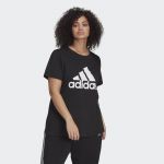 adidas T-Shirt Essentials (Plus Size) Black / White 1X - GS1378-1X