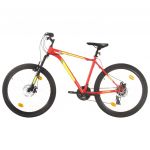 Bicicleta de Montanha 21 Velocidades Roda 27,5" 42 cm Vermelho