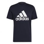 adidas T-Shirt Aeroready Designed 2 Move Feelready Sport Logo Azul-marinho / Branco