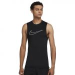 Nike T-Shirt Pro Dri-fit Preto / Branco Xl