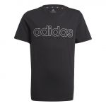 Adidas T-Shirt Essentials Preto / Branco 13